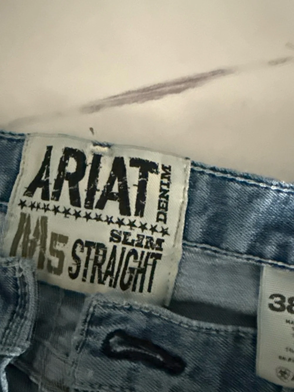 Ariat Light Blue Straight Leg Jeans